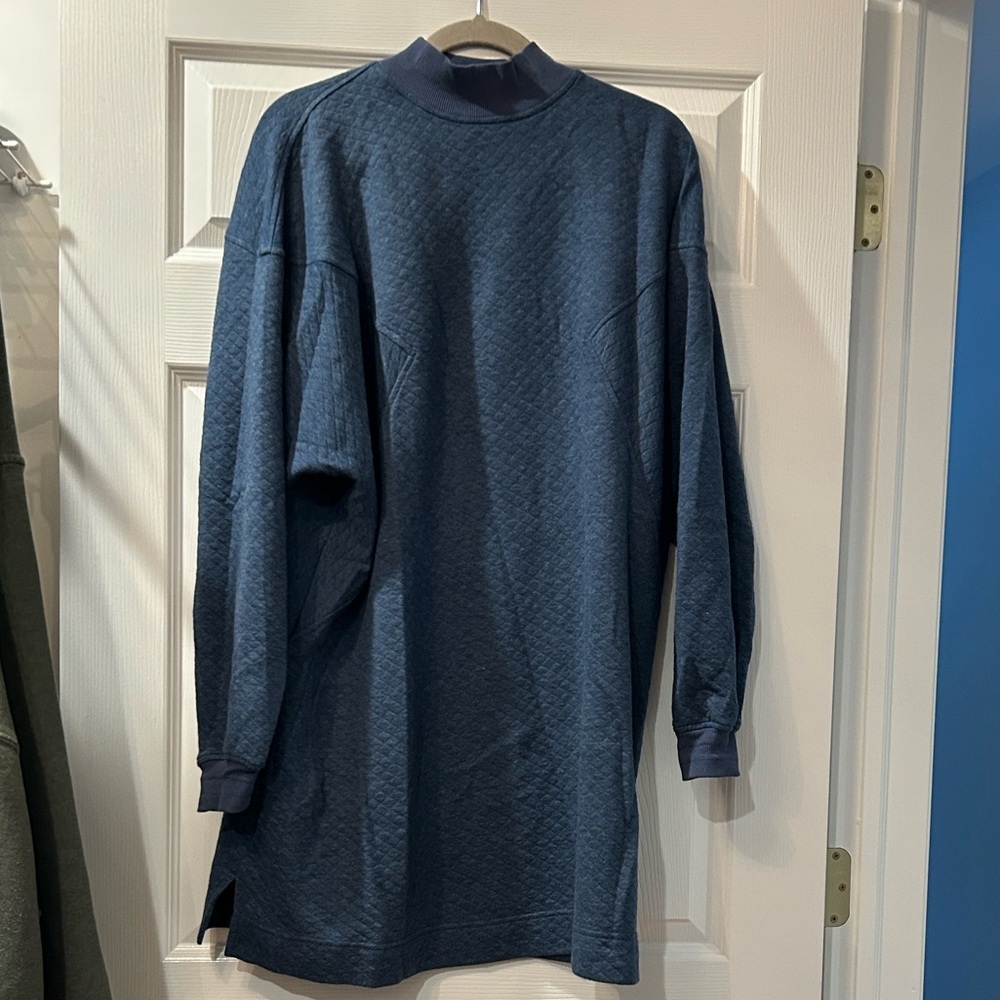 Hatch Quilted Sweater Dress